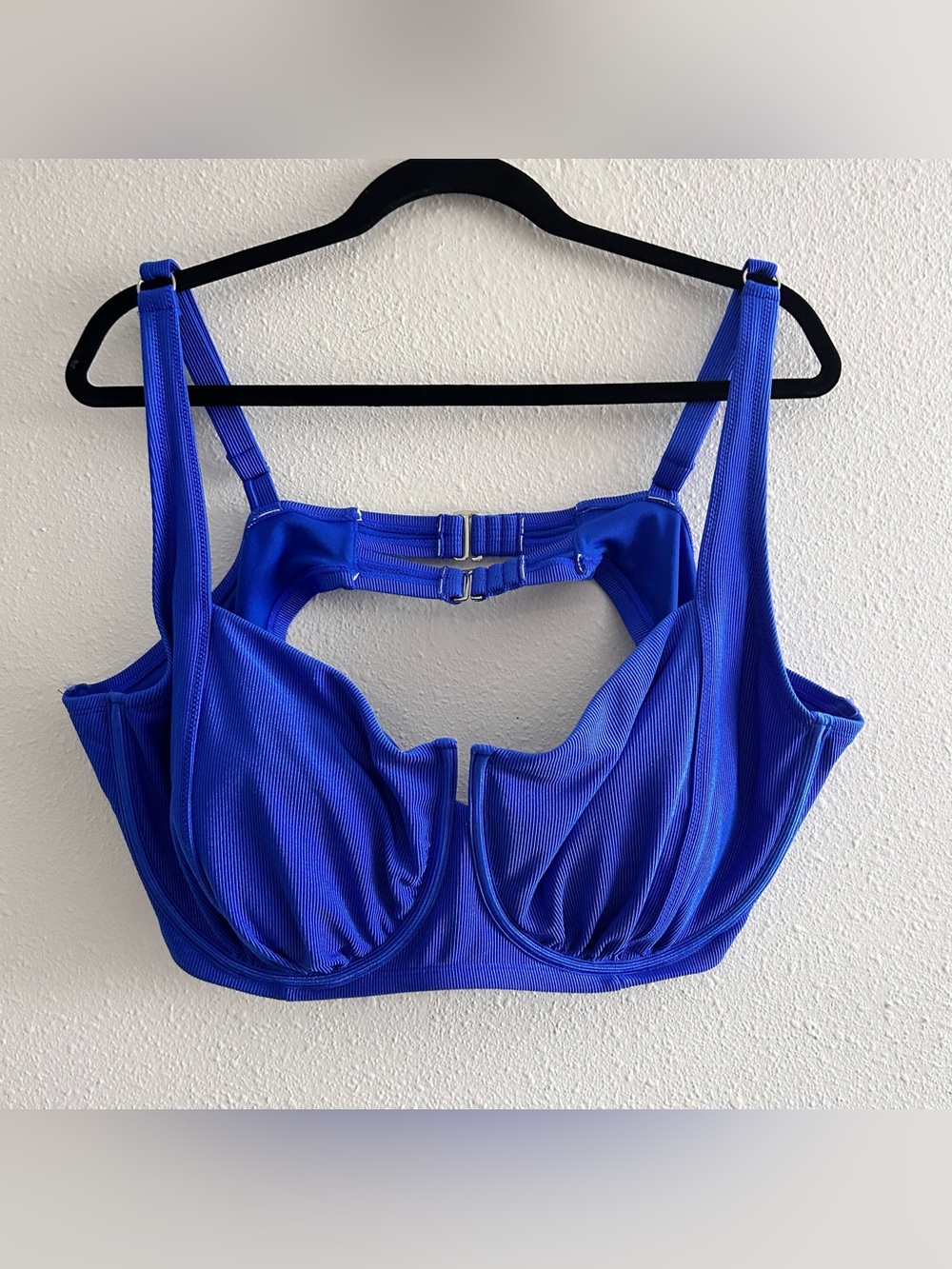 wild fable Royal Blue Underwire Crop Bikini Top